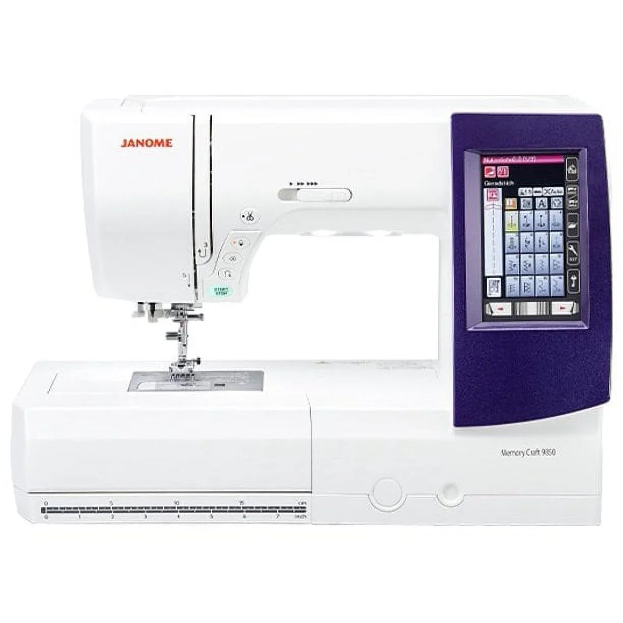 Restored Premium Janome Horizon Memory Craft 9850 Embroidery and Sewing Machine + Warranty (Refurbished)