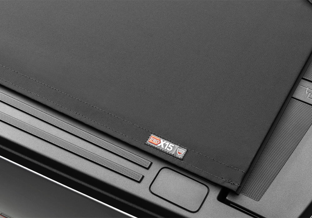 TruXedo Pro X15 Soft Roll Up Truck Bed Tonneau Cover | 1498301 | Compatible with 2015 - 2023 Ford F-150 6' 7" Bed (78.9") , Ebony