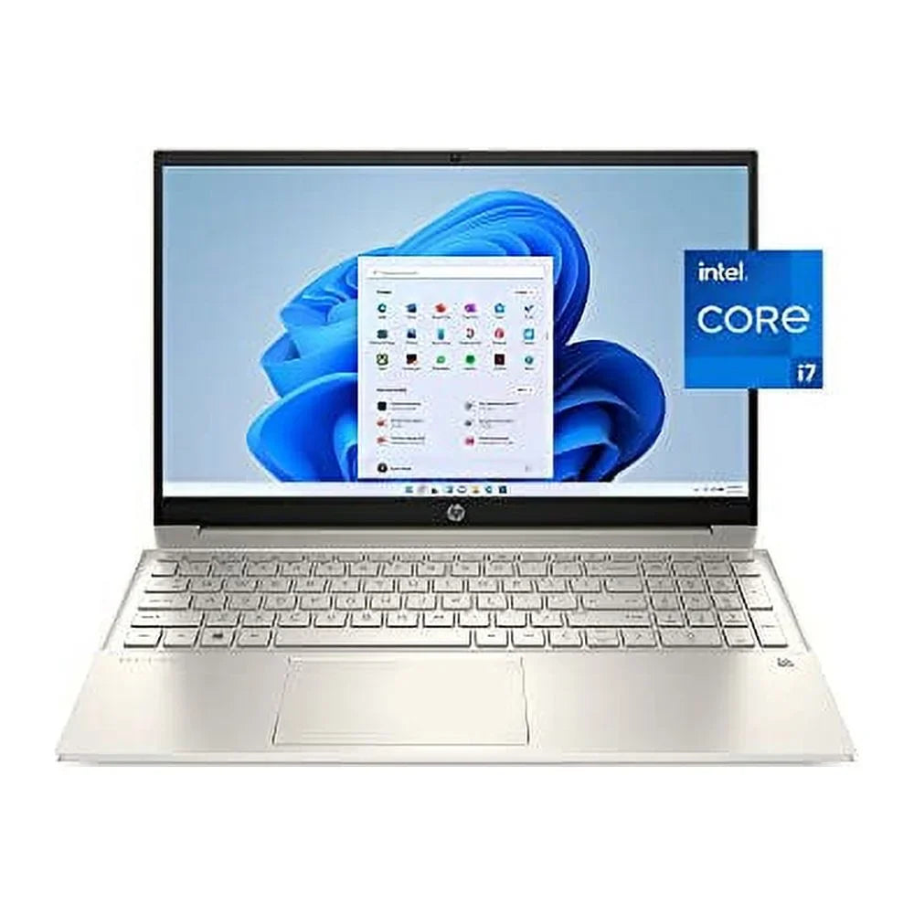 2022 Pavilion 15.6" FHD Touchscreen Laptop 11th Gen Core i7-1165G7 64GB DDR4 2TB NVMe SSD Iris Xe Graphics HDMI USB-C WiFi-6 Bluetooth Backlit Keyboard Windows 11 Pro w/ RATZK 32GB USB