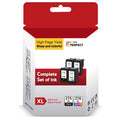 275XL and 276XL Ink Cartridges Combo Pack Replacement for Printer Ink 275 276 Combo Pack 275XL 276XL PG-275 CL-276 for Pixma TS3522 TR4720 TR4700 TR4722 TS3500 TS3520 (4-Pack)