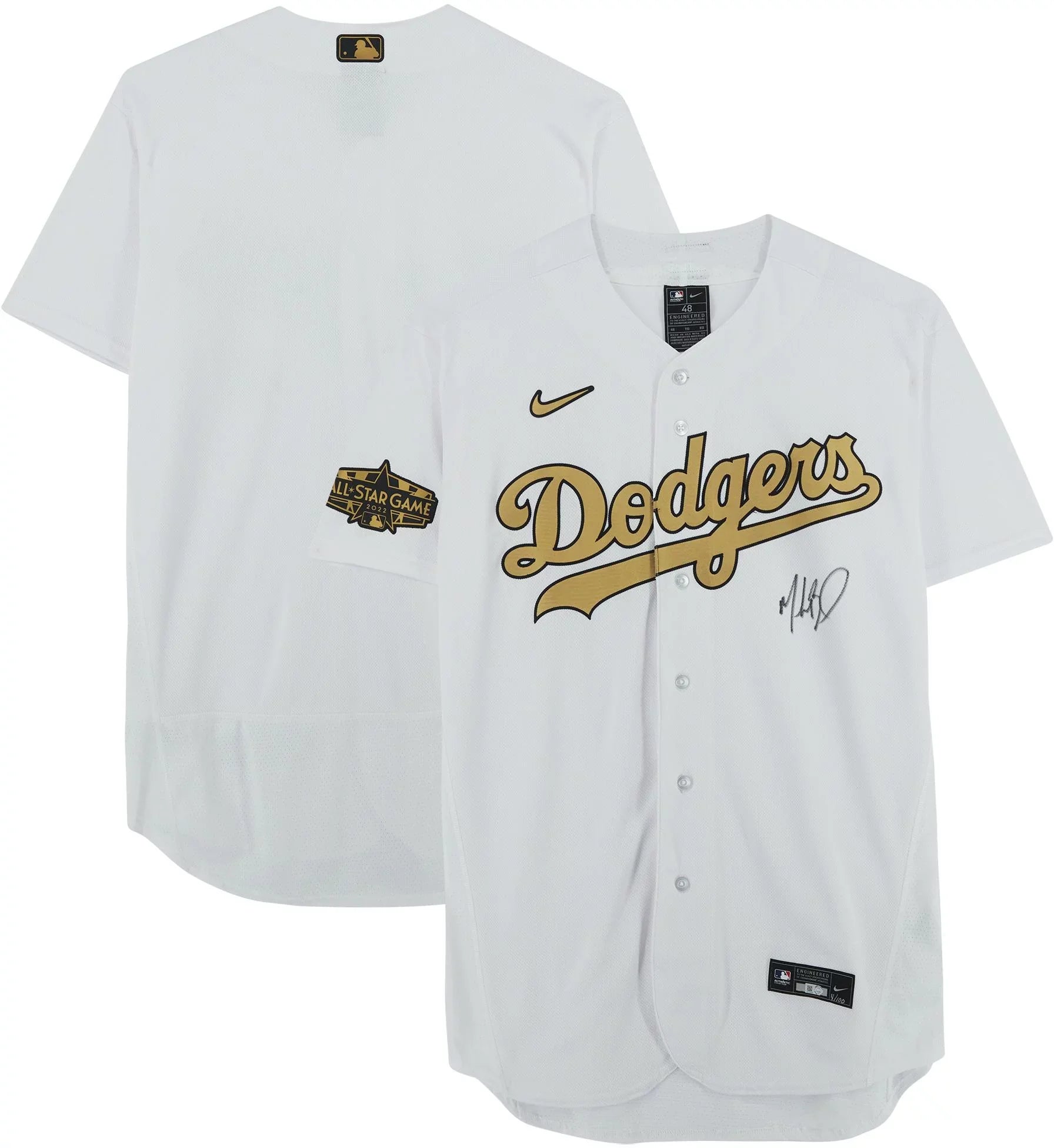 Mookie Betts Los Angeles Dodgers Autographed 2022 MLB All-Star Game Authentic Jersey - Limited Edition of 100 - Fanatics Authentic Certified