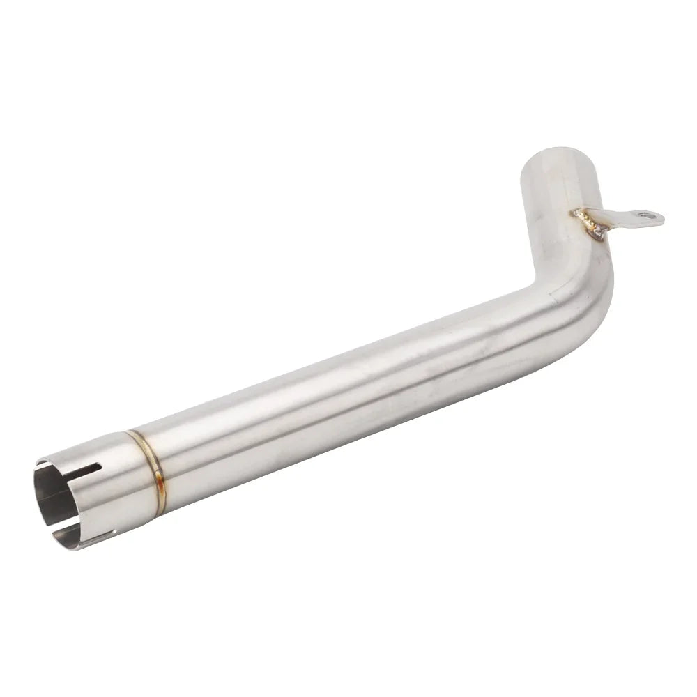 XLYWKJ For Yamaha FZ6 S2 FAZER 2004-2009 Motorcycle Exhaust Pipe Muffler Middle Link Pipe, 1-Set