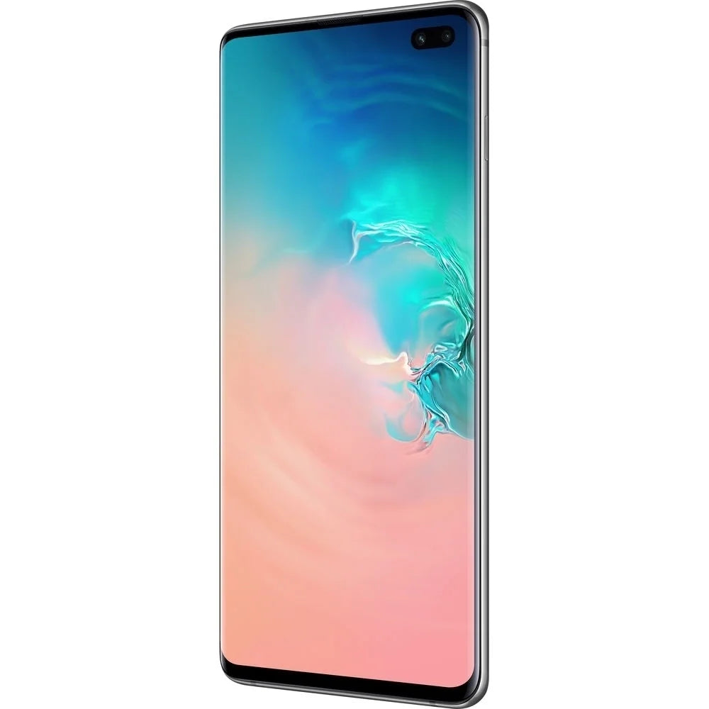 Galaxy S10+ 128GB 6.1" 4G LTE Fully Unlocked, Prism White (Used - Blemished)