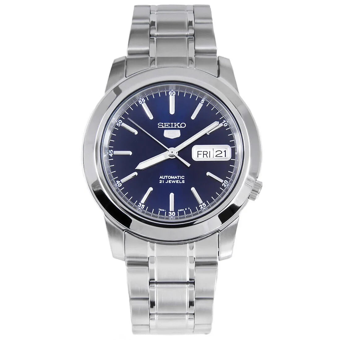 Men's SNKE51K1S Stainless-Steel Analog with Blue Dial Watch