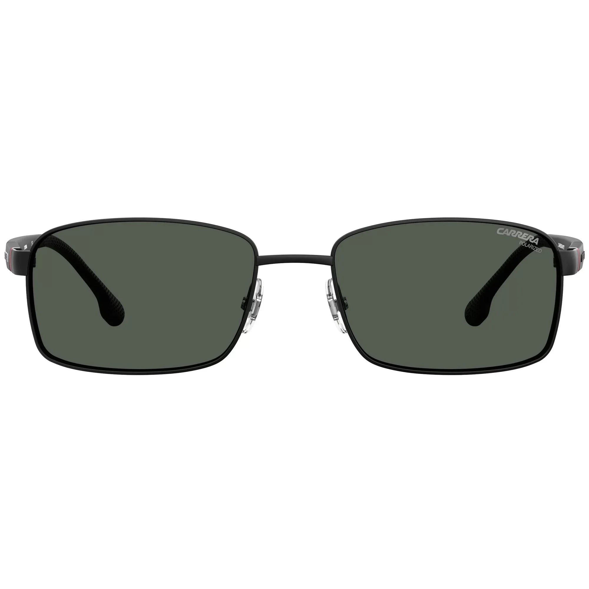 Carrera Men's 8037/S Rectangular Sunglasses, Dark Gray, 58mm, 18mm