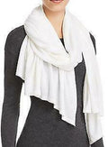 Echo Oversized Scarf, Various Colors: OS/White