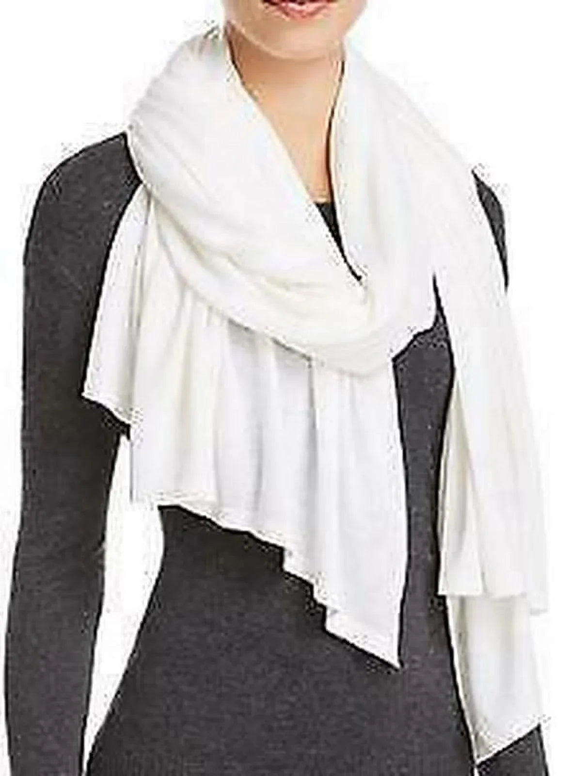 Echo Oversized Scarf, Various Colors: OS/White