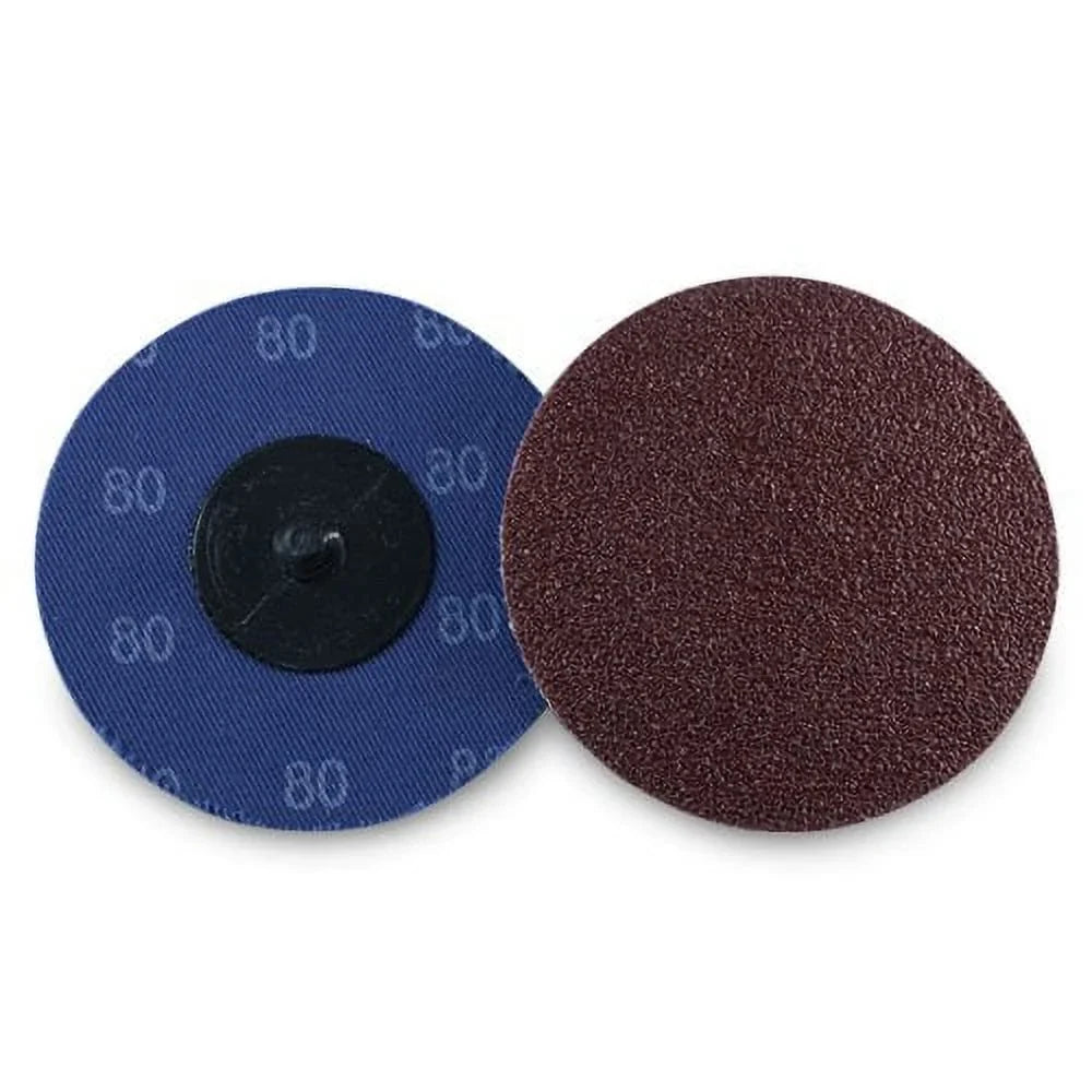 BHA Aluminum Oxide Quick Change Sanding Discs 3", 80 Grit - 25 Pack