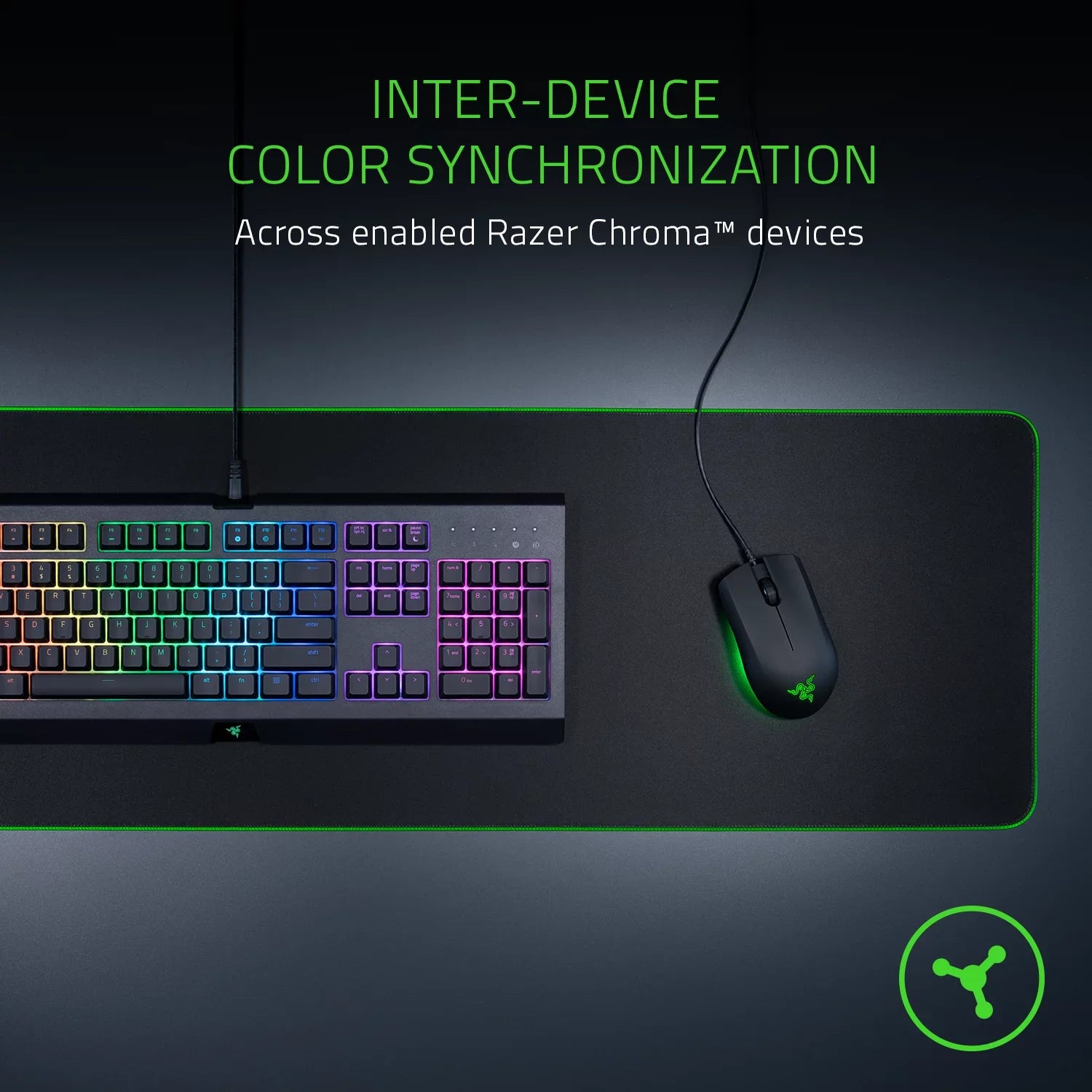 Razer Abyssus Essential: True 7,200 DPI Optical Sensor - 3 Hyperesponse Buttons - Powered by Razer Chroma - Ambidextrous Ergonomic Gaming Mouse