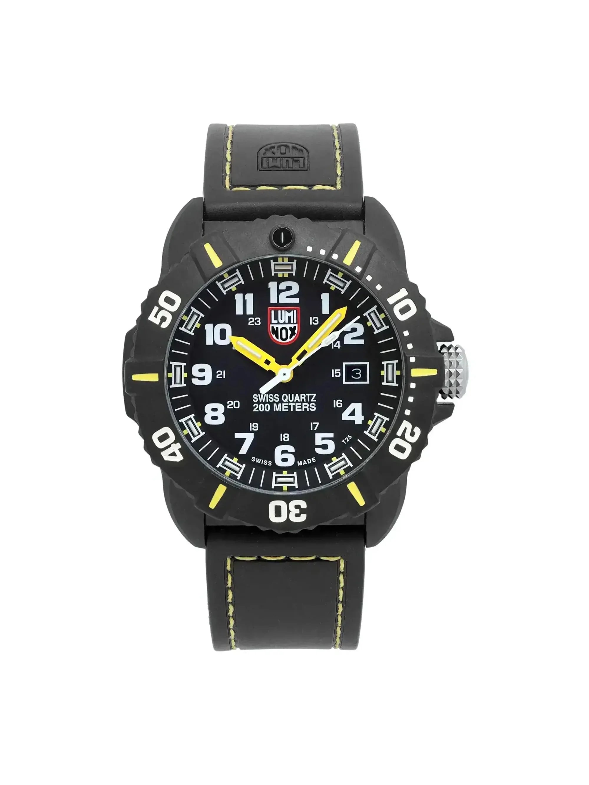 Pre-owned Luminox Navy Seal Coronado 44mm Carbon Quartz Watch XS.3025 (Good)