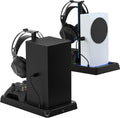 Vertical Charging Stand with Cooling Fan for Xbox Series X/S, Cooling Station Dock with 12 Games Storage Organizer, Dual Controller Charger Station & Headphone Holder with 2 X 1400 mAh Battery Packs