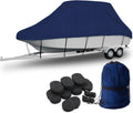 Semi-Custom Fishing Boat with T-Top/Hard Top 29' 6" Long and 120" Wide Seal Skin 1200 Boat Cover