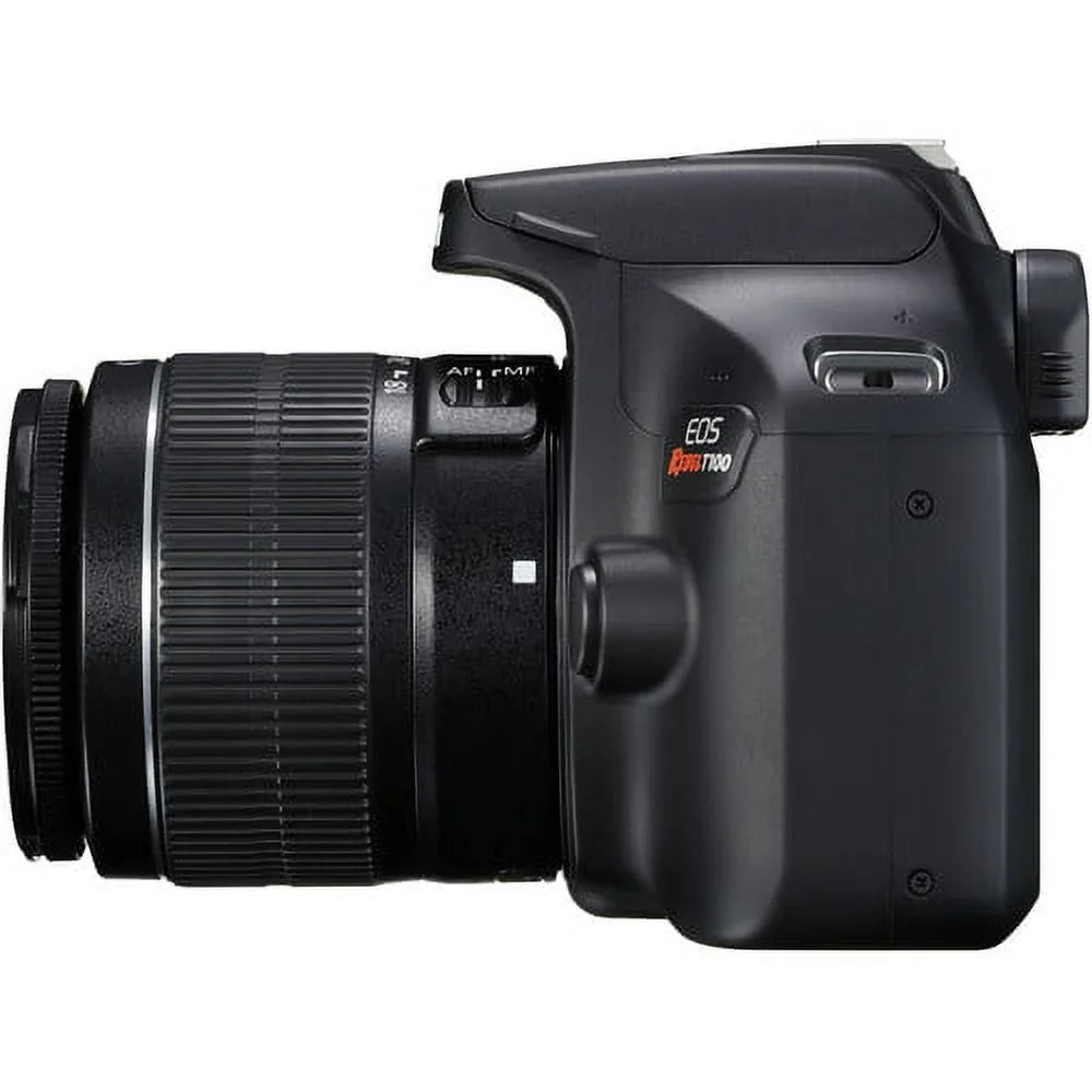 EOS Rebel T100/4000D DSLR Camera w/ EF-S 18-55mm F/3.5-5.6 Zoom Lens+420-800mm HD Telephoto Zoom lens+case+128Memory Cards (24PC)