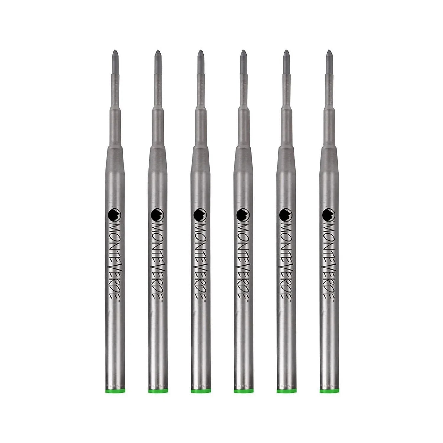 Monteverde Medium Ballpoint Refill For Montblanc Ballpoint Pens 6/Pack Green M133GN