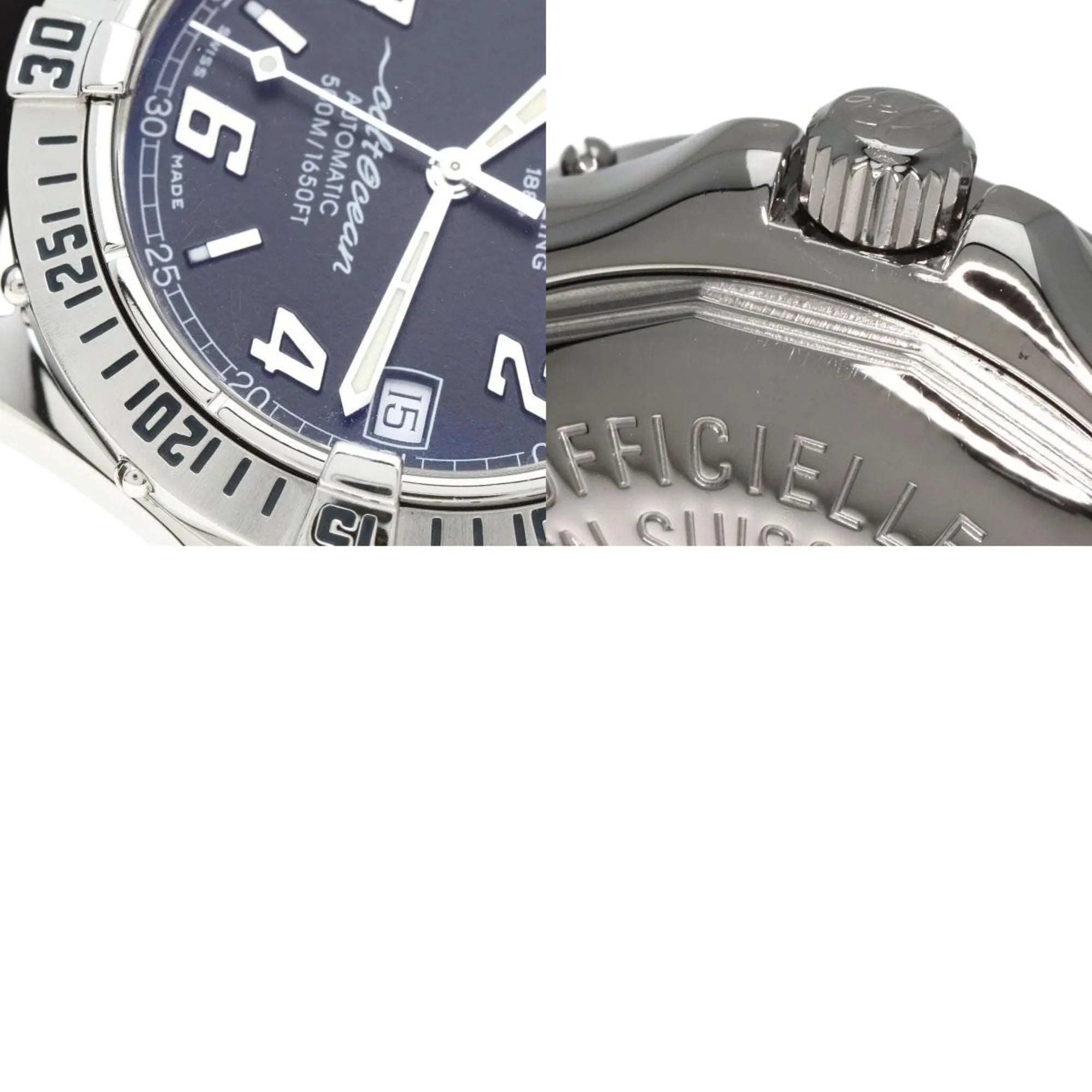 Pre-Owned BREITLING A17350 Colt O'Shearn Watch Stainless Steel/Rubber Men's (Good)
