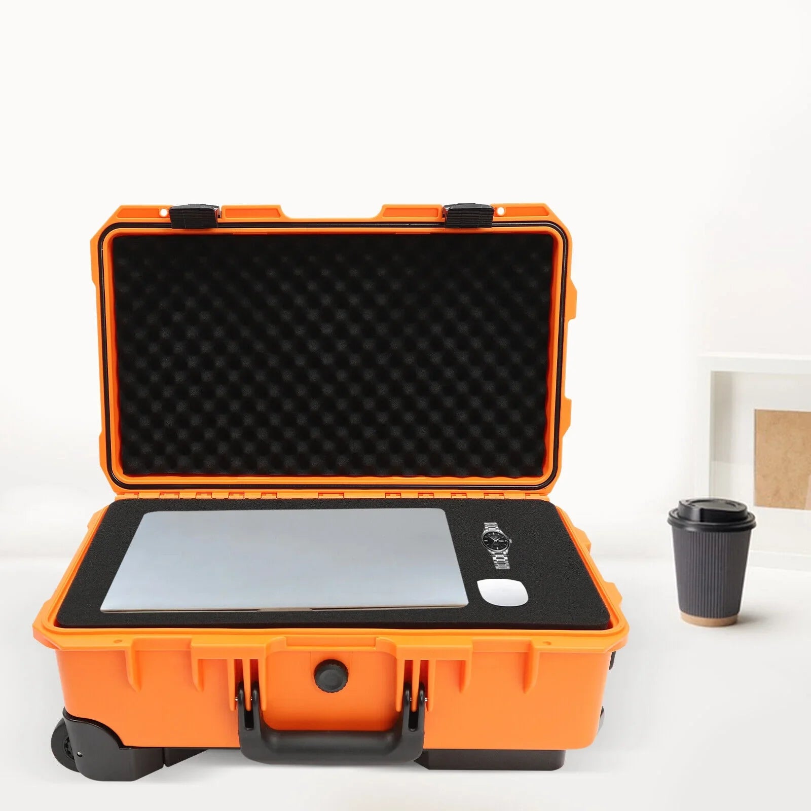 22-Inch Multi-Purpose Case Camera Box W/Customizable Foam IP67 Waterproof Protective Camera Case