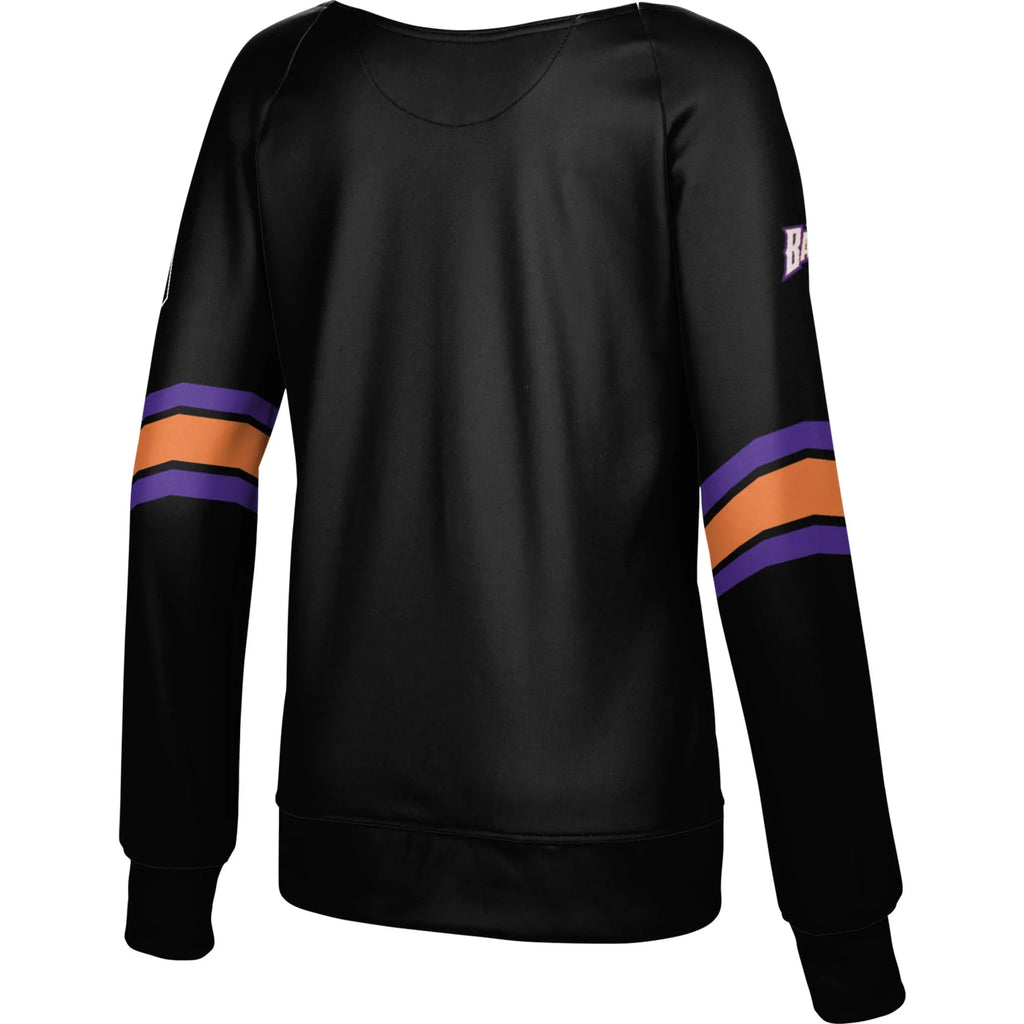 Girls Youth Epoch Lacrosse Ebony Buffalo Bandits Boat Neck Pullover Sweatshirt