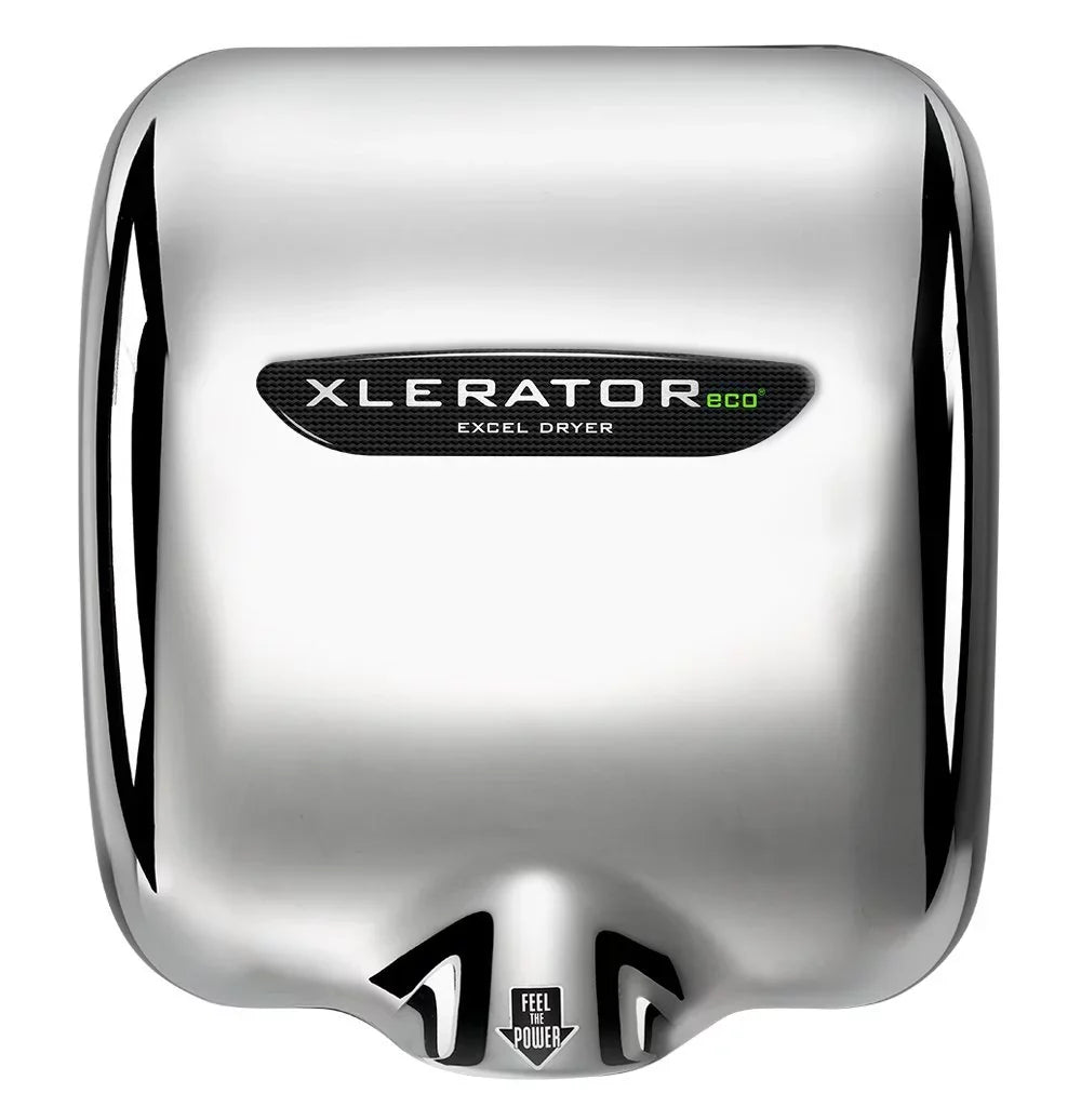 Excel Dryer XL-CV-ECO Hand Dryer XLERATOR XL-C-ECO Automatic, Surface-Mounted, Cast Cover, Chrome Plated, 208-277V Standard Nozzle