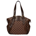 Authenticated Used Louis Vuitton LOUIS VUITTON Verona MM Damier Shoulder Bag Canvas Brown Women's