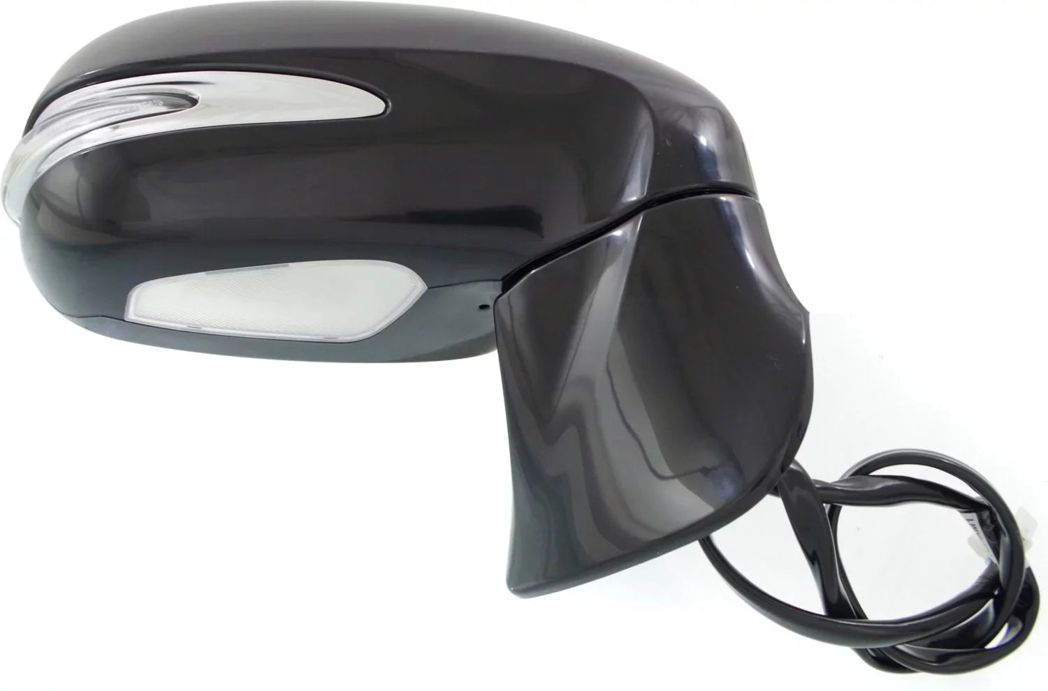 Mirror Compatible With 2013-2015 Lexus RX450h RX350 Right Passenger Side Heated In-housing Signal Light Paintable Kool-Vue