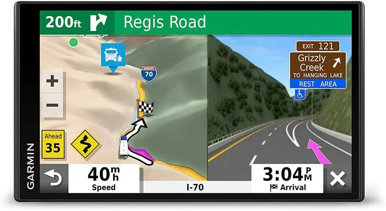 Garmin RV 780 GPS Traffic Navigator with 8GB MicroSD Card, 6Ave Travel Bundle & Cleaning Kit