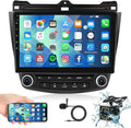 2+32G for Honda Accord 2003 to 2007 Wireless Carplay Android Auto Mirror Link 10.1'' Touchscreen Car Stereo Radio Android 13 Bluetooth GPS Wifi Hifi, AHD Backup Camera