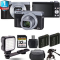 PowerShot G7 X Mark III Digital Camera (Silver) + Extra Battery + LED +1 Yr Warranty