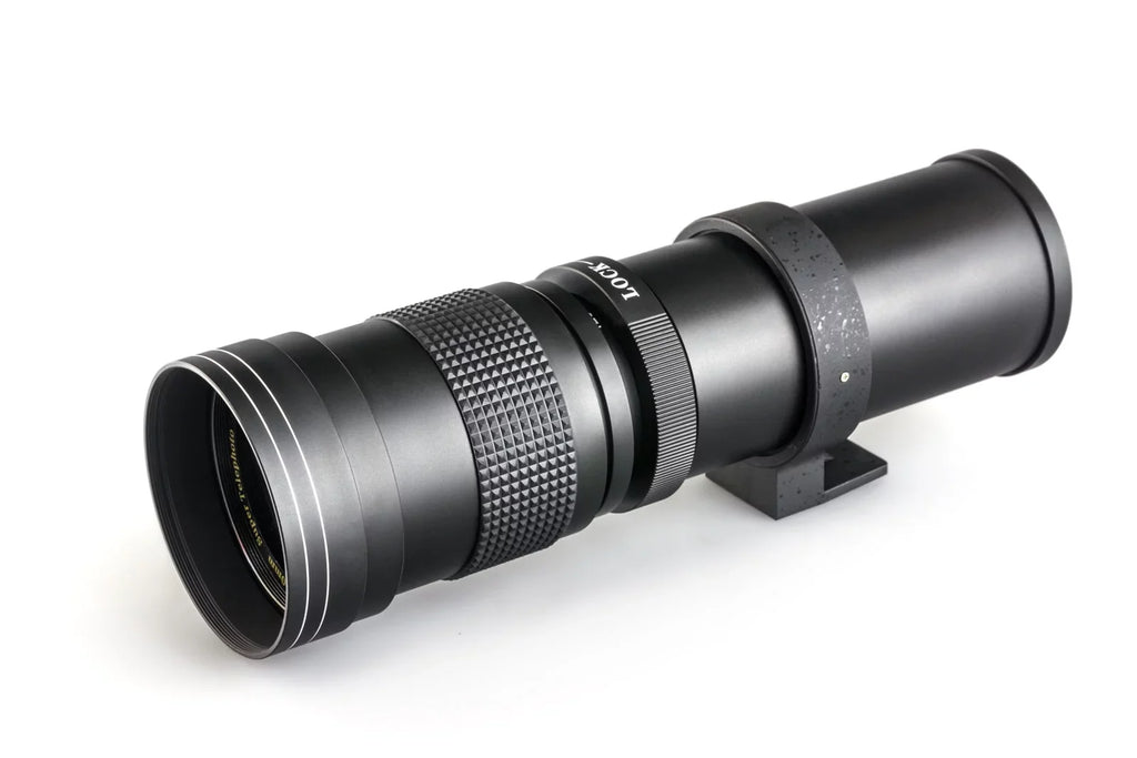 420mm-1600mm f8.3 HD Telephoto Lens Bundle for EOS 7D 6D 5D Mark II II 2 3