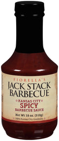 Jack Stack Barbecue Spicy Sauce - Kansas City BBQ Sauce - Spicy Smoked KC BBQ Sauce