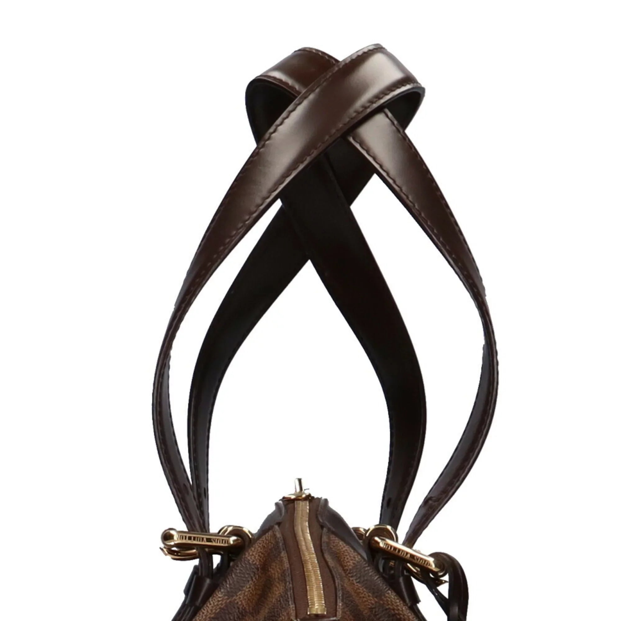 Authenticated Used Louis Vuitton LOUIS VUITTON Verona MM Damier Shoulder Bag Canvas Brown Women's