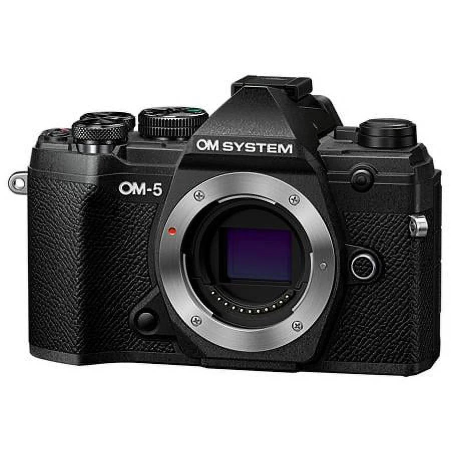 OM-5 Mirrorless Digital Camera with M.Zuiko Digital ED 12mm f/2 Lens, Jet