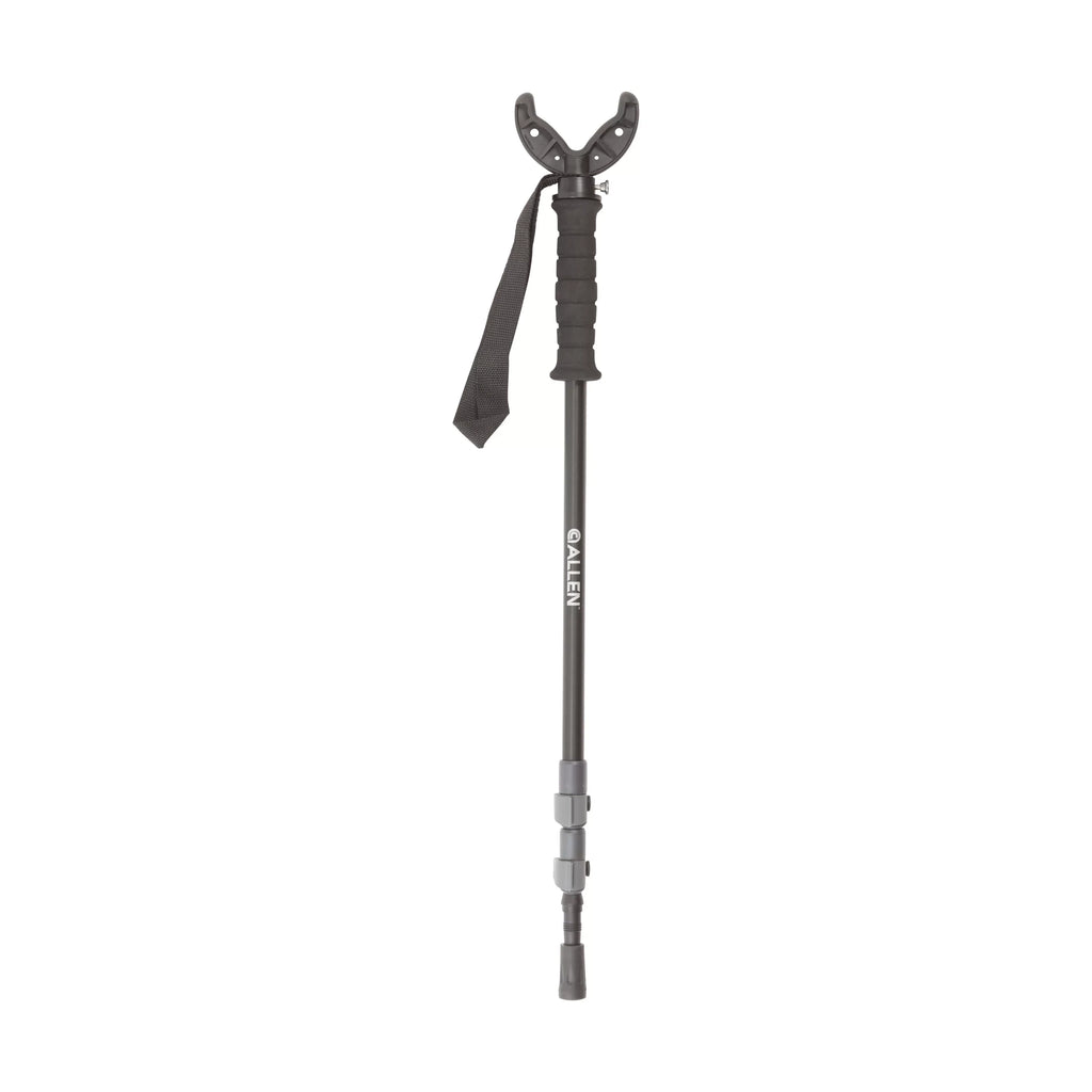 Allen Company Backcountry Hunting Monopod Shooting Stick, Adjusts 55" to 62" Tall, Dark Aluminum, 1 ct
