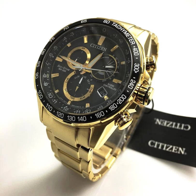Citizen PCAT Chronograph Ebony Dial Men's Watch CB5912-50E