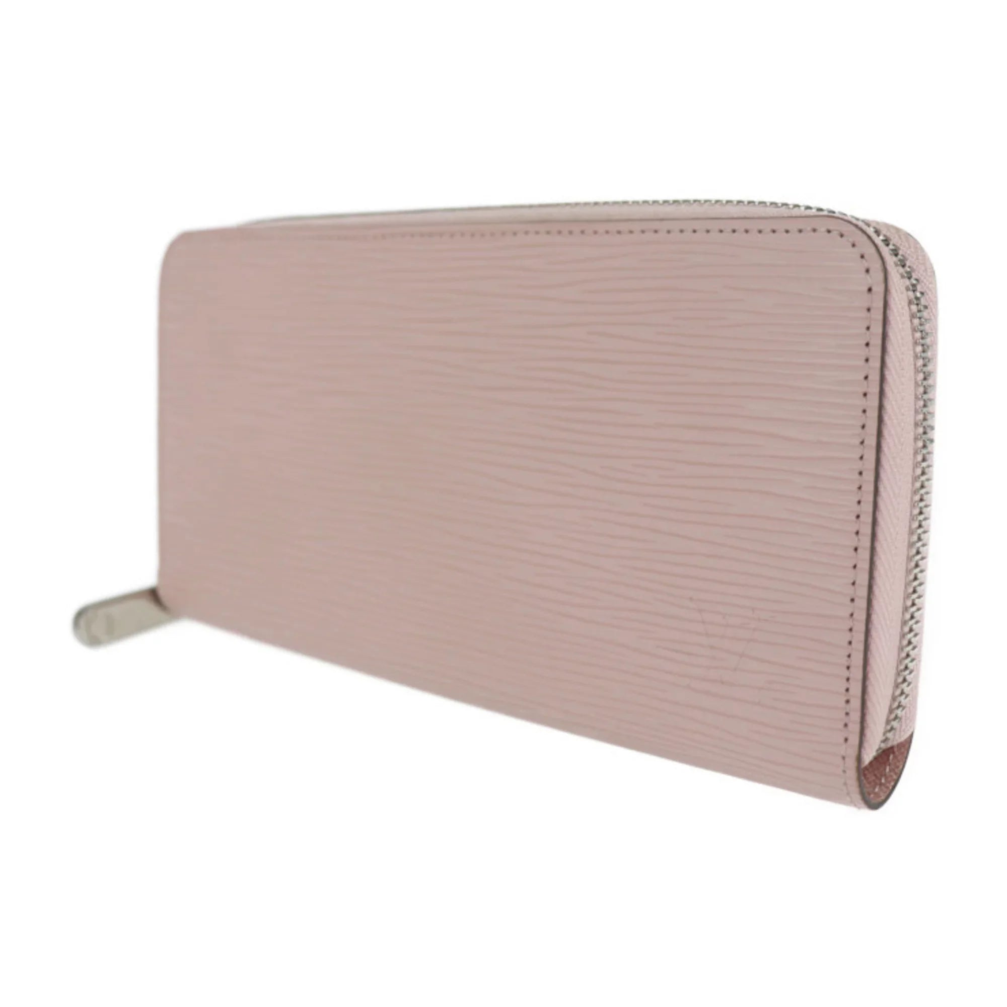 Pre-Owned LOUIS VUITTON Louis Vuitton Zippy Wallet Long M61863 Epi Leather Rose Ballerine Round Zipper Zip Around (Good)