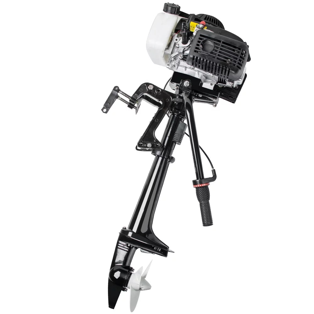 4 Stroke 3.6 Outboard Motor 55CC Boat Engine With Air Cooling System
