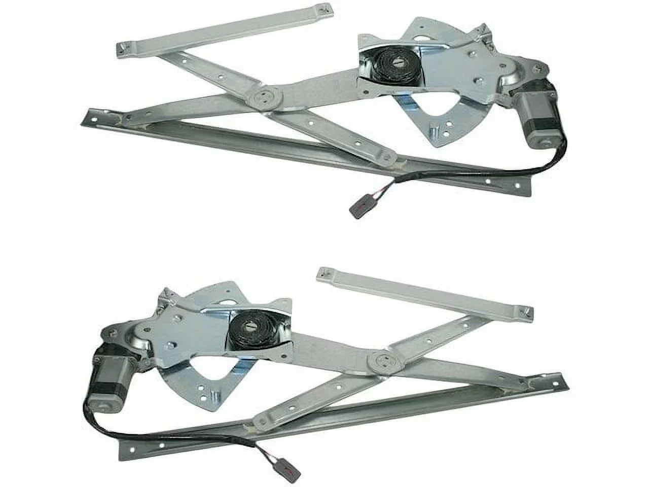 Front Window Regulator and Motor Kit 2 Piece - Compatible with 1991 - 2001 Ford Explorer 1992 1993 1994 1995 1996 1997 1998 1999 2000