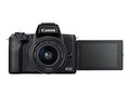 EOS M50 Mark II 24.1 Megapixel Mirrorless Camera with Lens, 0.59", 1.77", Ebony