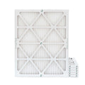 6 Pack of 15x20x1 MERV 13 Pleated Air Filters by Glasfloss. Actual Size: 14-1/2 x 19-1/2 x 7/8
