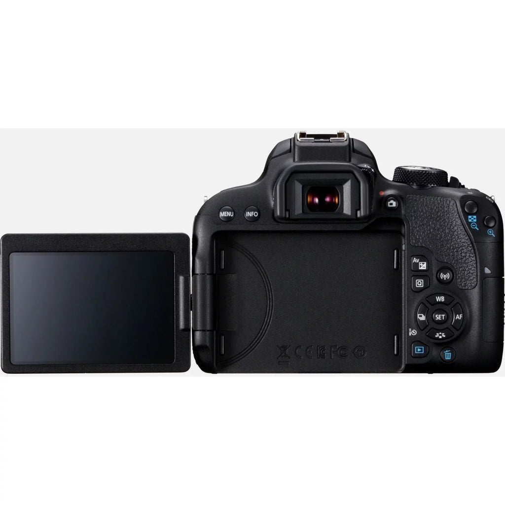 EOS 800D 24.2 Megapixel Digital SLR Camera with Lens, 0.71", 2.17", Dark