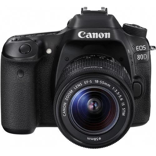 EOS 80D DSLR Camera Intermediate Bundle with 18-55mm Lens+24.2MP APS-C CMOS sensor and DIGIC 6 image processor