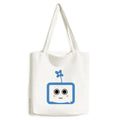 Clover Cute Small TV Happy Original Tote Canvas Bag Shopping Satchel Casual Handbag