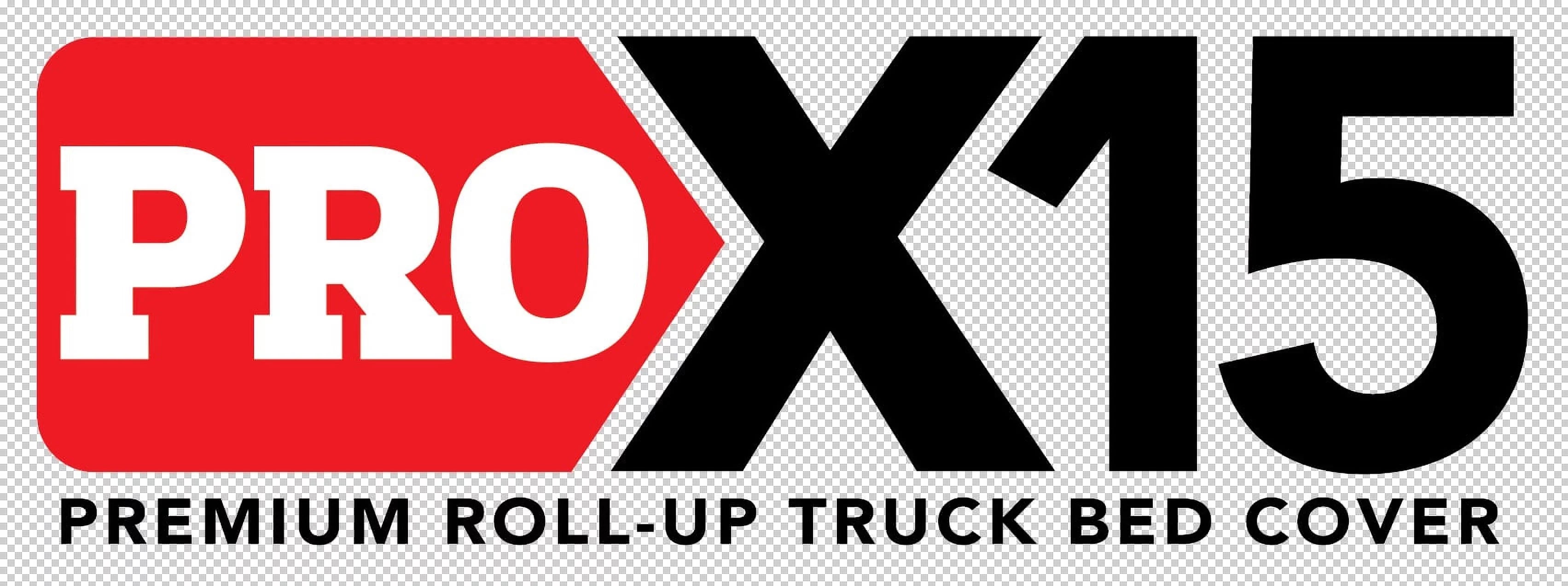 TruXedo Pro X15 Soft Roll Up Truck Bed Tonneau Cover | 1498301 | Compatible with 2015 - 2023 Ford F-150 6' 7" Bed (78.9") , Ebony
