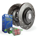 EBC Brakes S2KF1280 S2 Kits Greenstuff 2000 and USR Rotors Fits 09-18 Maxima