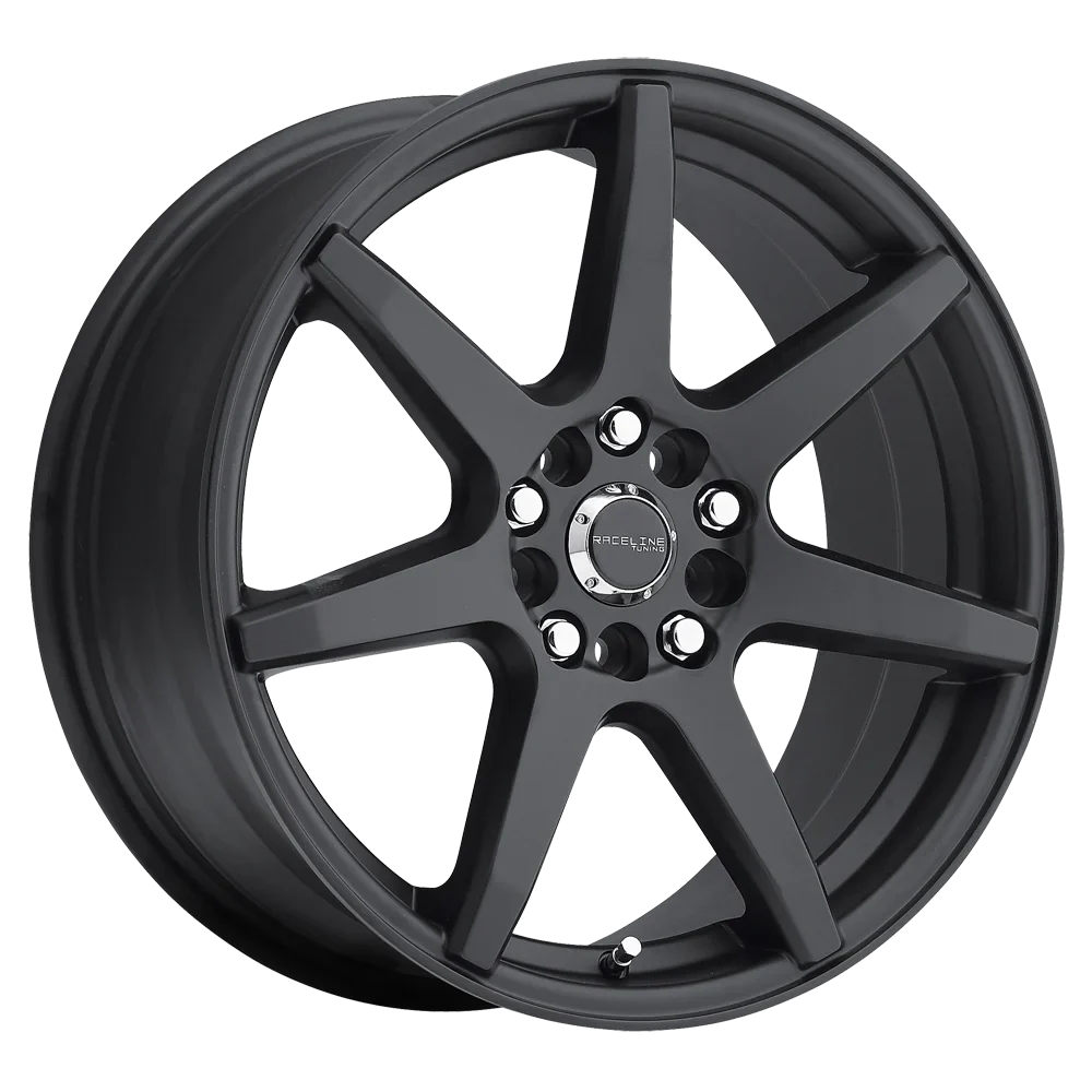 Raceline 131B-EVO 18" Cast Aluminum Wheel, EVO Jet 18X7.5 5X112/5X120 +42mm Fits select: 2010-2017 CHEVROLET EQUINOX LT, 2015 CHEVROLET MALIBU 1LT