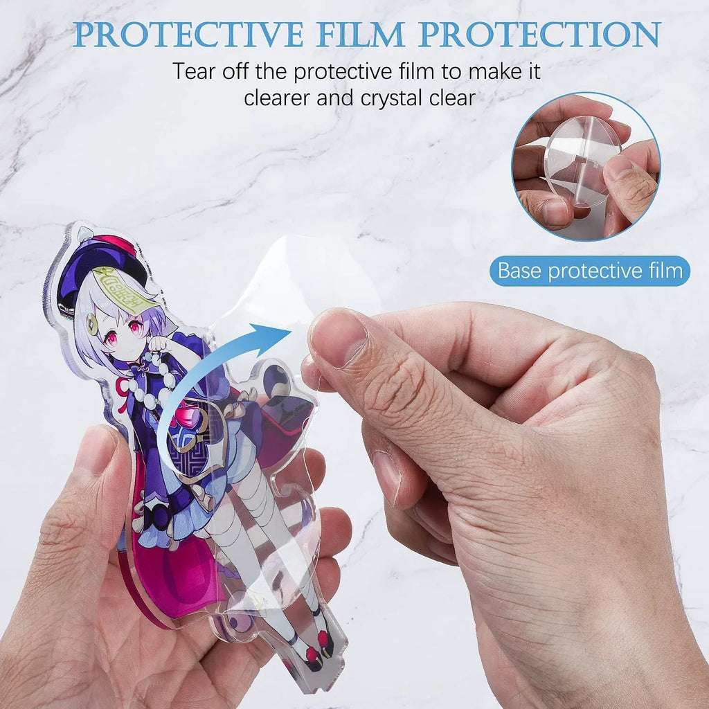 Genshin Impact Characters Acrylic Stand Figure,Colorful and Exquisite Character Design for Game Fans' Collection (Mona)