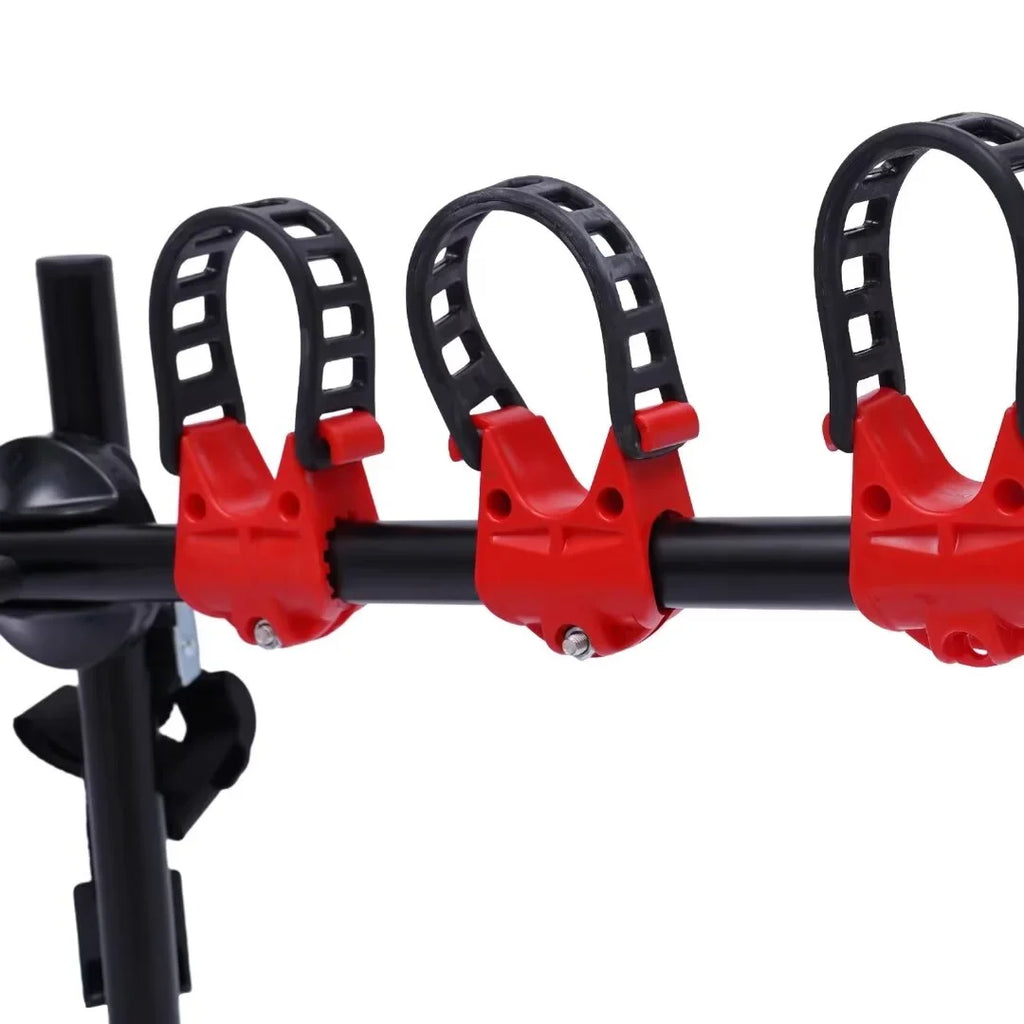 TFCFL Portable 3-Bike Bicycle Rack Foldable Bike Rack Hitch Mount Carrier Car SUV Truck