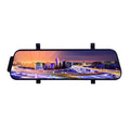 Tomshoo Full Dual Camera Dash Cam with 170° Wide Angle, 9.66 Inch Touchscreen, Motion Detection