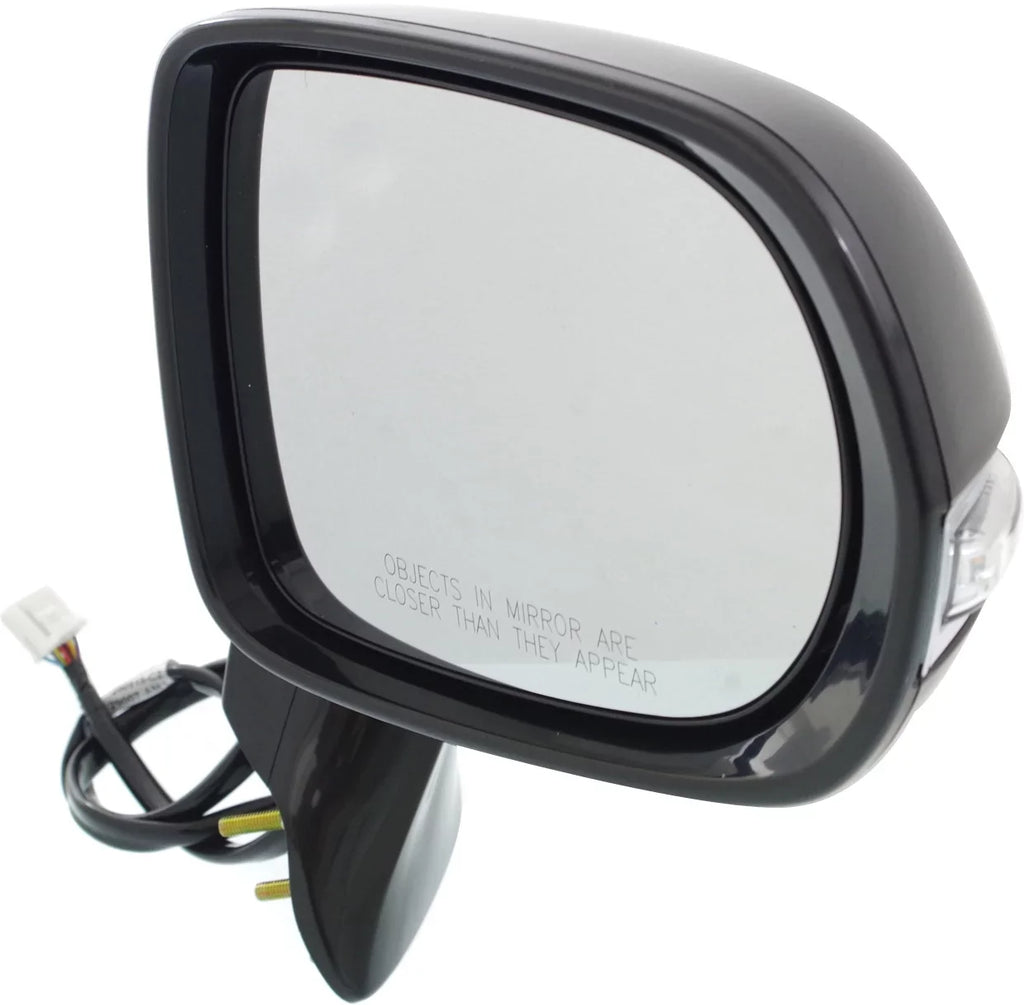 Mirror Compatible With 2013-2015 Lexus RX450h RX350 Right Passenger Side Heated In-housing Signal Light Paintable Kool-Vue