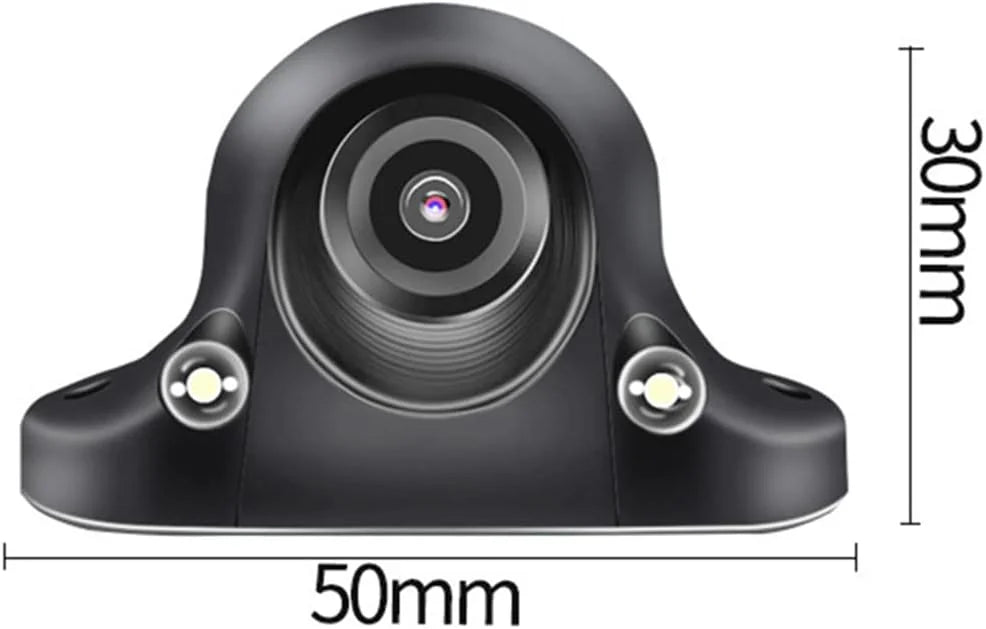 Car HD Blind Spot Side View Camera, Reverse Camera, Front/Side View Camera with Auto-dimming LEDs, NO Drilling, Mirror/Non-Mirror Image Adjustable Easy Installation