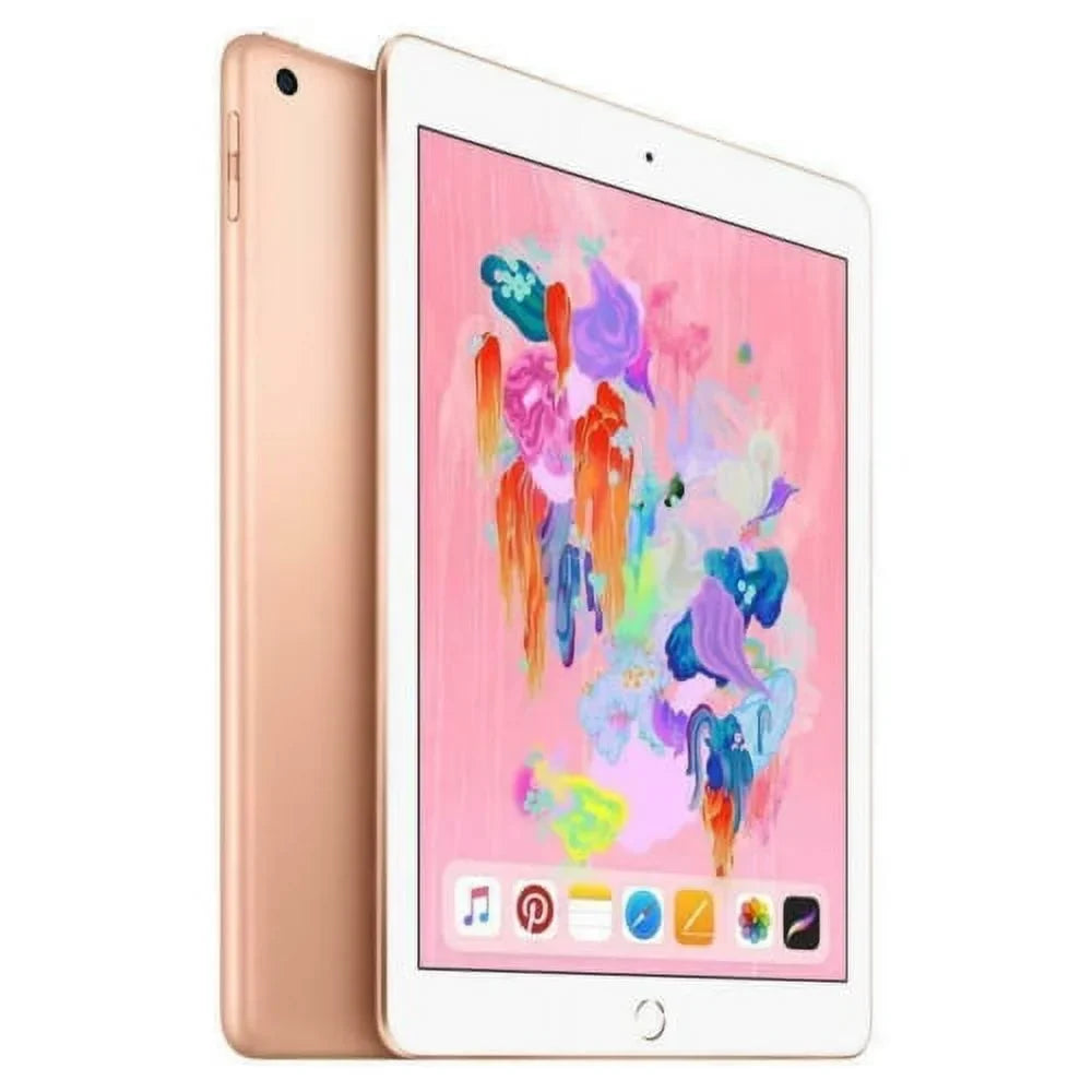 Restored iPad 6th Gen 128GB Wi-Fi, 9.7in - Gold (Refurbished)